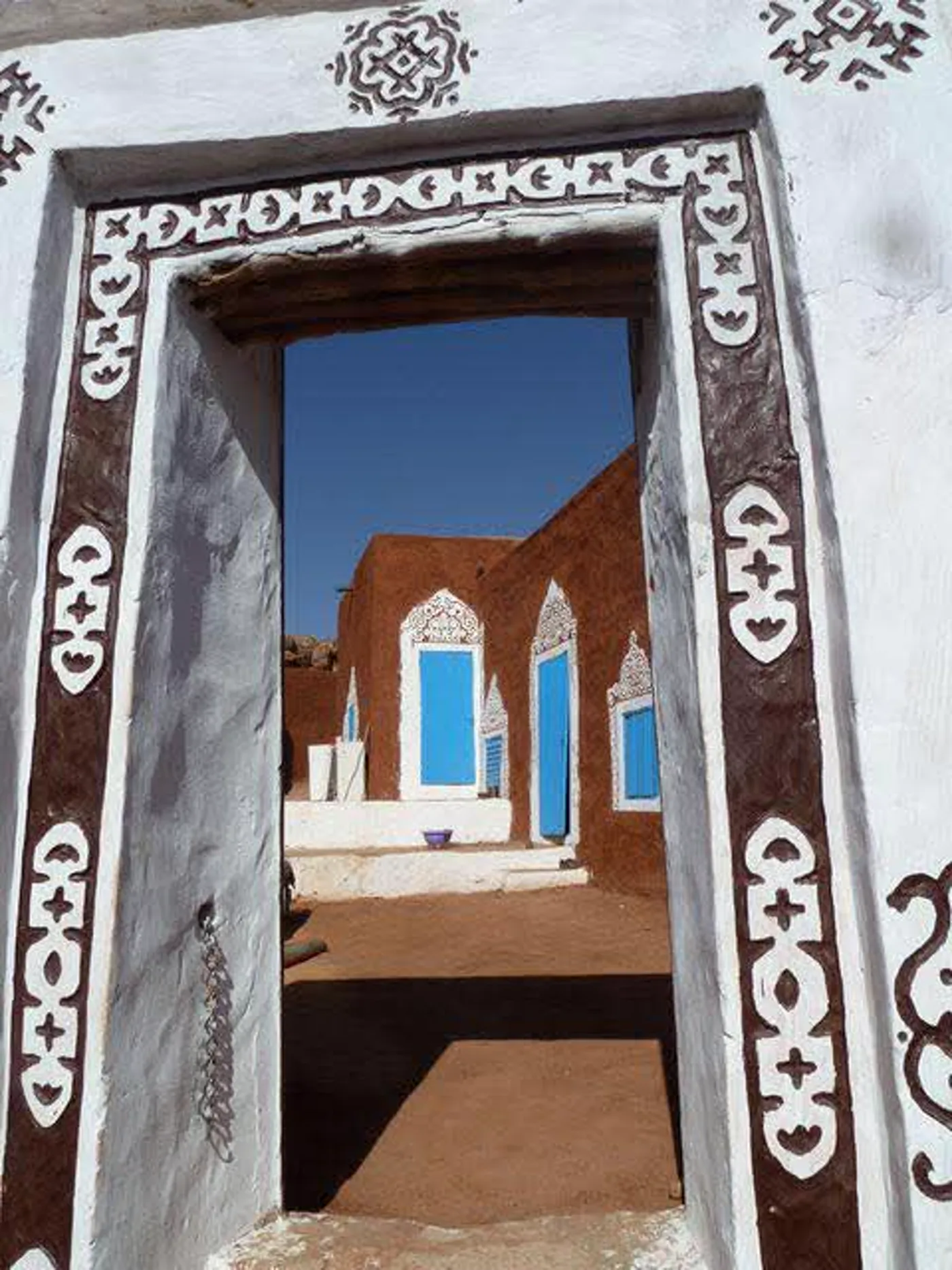 Porte d'un ksar mauritanien